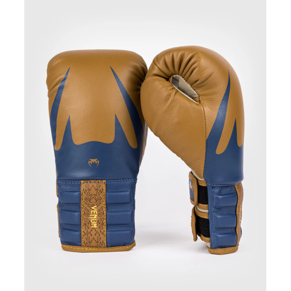 Боксреські рукавиці Venum Reverso Boxing Gloves - Camel / Royal Blue