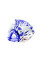Боксерський шолом Twins Fancy FHGL3-TW5 White-Blue