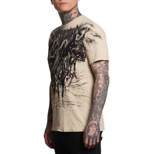 Футболка Affliction Black Night Tee Sand