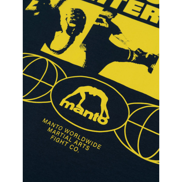 Футболка MANTO t-shirt FIGHTER SOUL navy blue