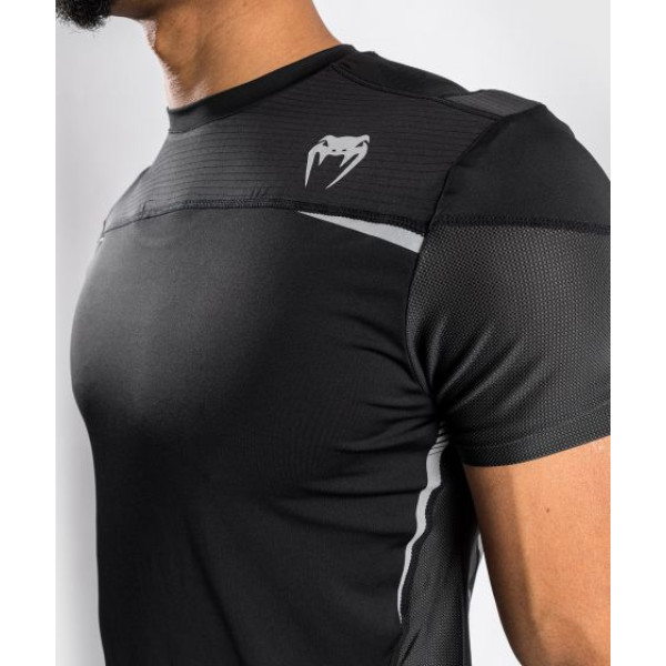 Компресійна футболка Venum Tempest 2.0 Dry tech T-shirt Black Grey
