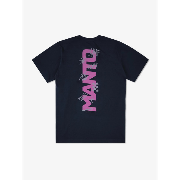 Футболка MANTO t-shirt VERTICAL navy blue