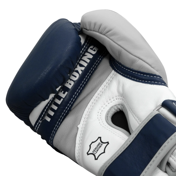 Снарядні рукавиці Title Boxing Gel World V2T Bag Gloves Navy Grey White