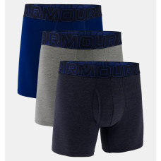 Труси чоловічі Under Armour Performance Cotton 6" 3 Pack Midnight Navy Steel Full Heather Castlerock