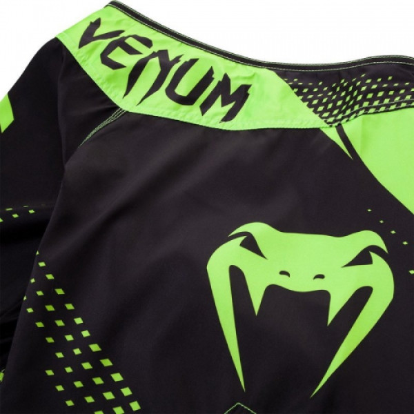 Шорти MMA Venum Hurricane Fight Shorts Black Neo Green