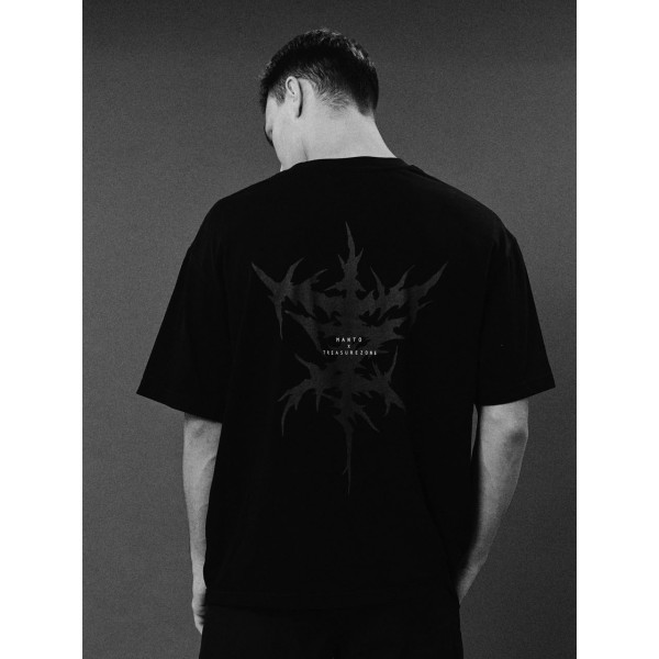Футболка MANTO t-shirt TREASURE ZONE OVERSIZE black