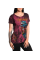 Жіноча футболка Affliction Dottie Rose Scoop Mohogany