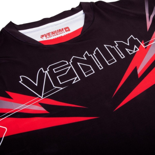 Футболка Venum Sharp 3.0 Dry Tech T-shirt Black Red