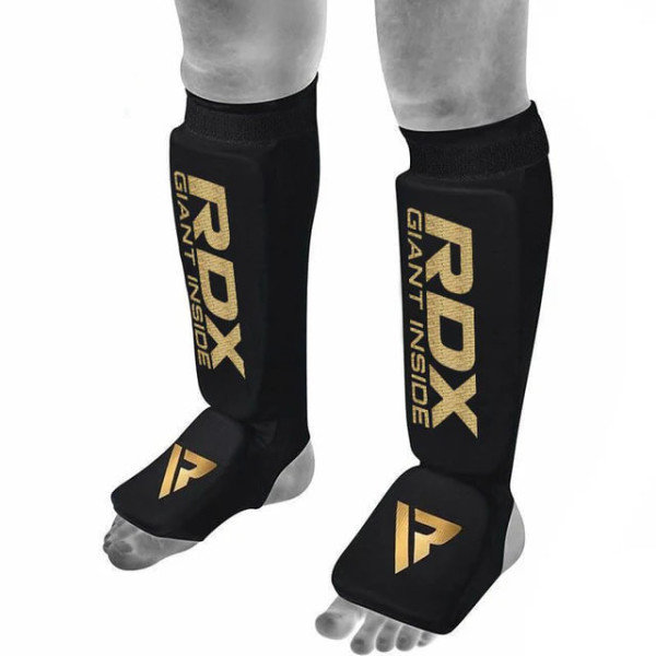 Захист гомілки RDX Hosieri Shin Instep Guard Black Gold