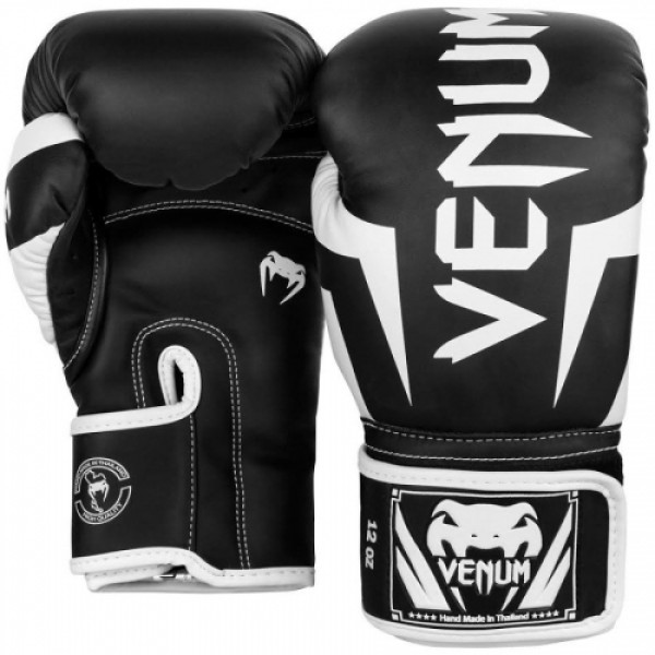 Бксерські рукавиці Venum Elite Boxing Gloves Black White