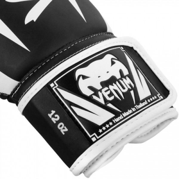 Бксерські рукавиці Venum Elite Boxing Gloves Black White