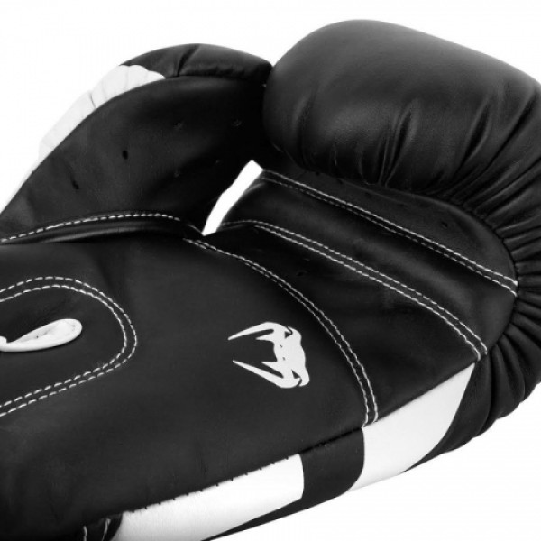 Бксерські рукавиці Venum Elite Boxing Gloves Black White