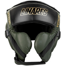 Шолом Venum Pro Boxing Headgear Linares Edition Khaki Black Gold