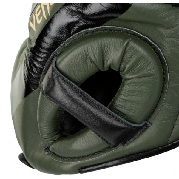 Шолом Venum Pro Boxing Headgear Linares Edition Khaki Black Gold