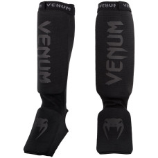 Захист гомілкостопу Venum Kontact Shinguards - Matte Black
