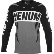 Лонгслів Venum Revenge T-Shirt Grey Black