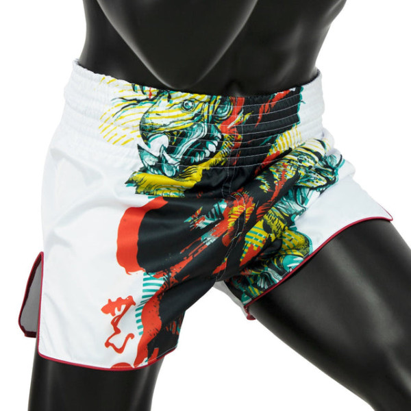 Тайські шорти Fairtex BS1908 Satoru Collection White