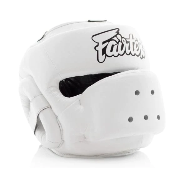 Шолом Fairtex HG14 Full Face Protector Headguard White