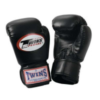 Боксерські рукавиці Twins Boxing Gloves Premium Leather BGVL3 Black