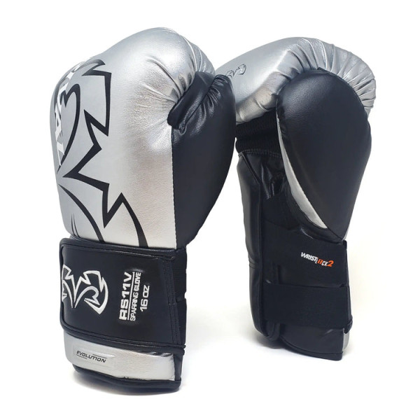 Боксерські рукавиці Rival RS11V Evolution Sparring Gloves Velcro Silver