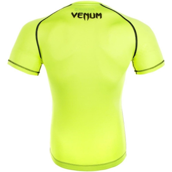 Компресійна футболка Venum Contender 3.0 Compression T-shirt Short Sleeves Yellow/Black
