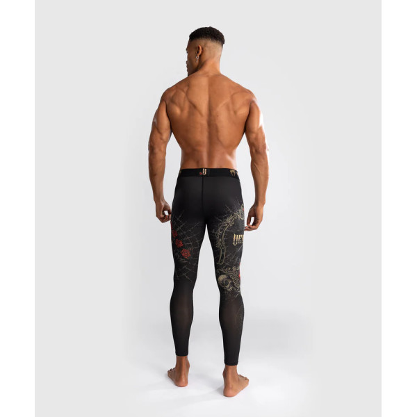 Легінси чоловічі Venum Santa Muerte 5.0 Men’s Spats Deep Black Gold
