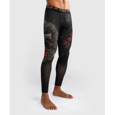 Легінси чоловічі Venum Santa Muerte 5.0 Men’s Spats Deep Black Gold
