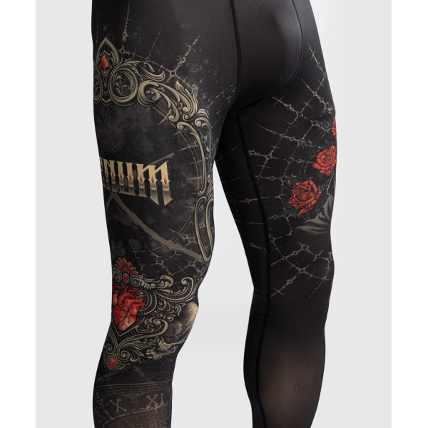 Легінси чоловічі Venum Santa Muerte 5.0 Men’s Spats Deep Black Gold