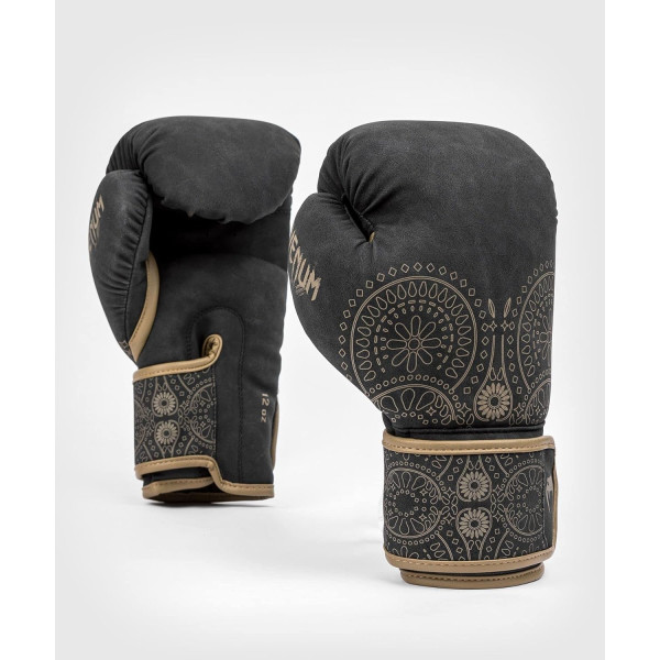 Боксерські рукавиці Venum Santa Muerte Dark Side Boxing Gloves - Black Brown