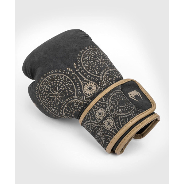 Боксерські рукавиці Venum Santa Muerte Dark Side Boxing Gloves - Black Brown