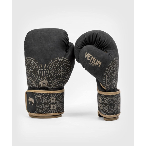 Боксерські рукавиці Venum Santa Muerte Dark Side Boxing Gloves - Black Brown