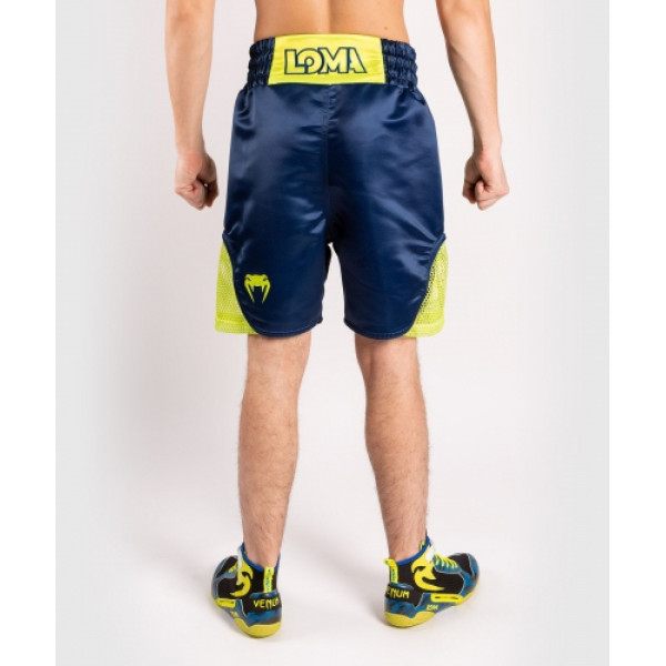 Шорти для боксу Venum Origins Boxing Short Loma Edition Blue Yellow
