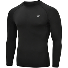 Рашгард RDX T15 Long Sleeve Rash Guard Black