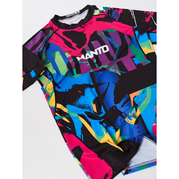 Рашгард MANTO Rashguard Shortsleeve Rave