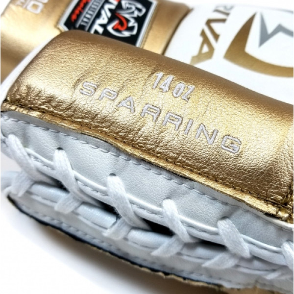 Боксерські рукавиці Rival RS100 Professional Sparring Gloves White Gold
