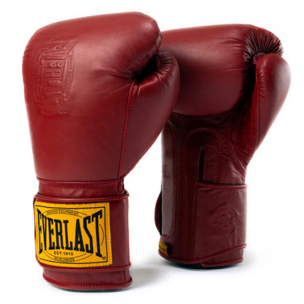 Боксерські рукавиці Everlast 1910 Pro Hook and Loop Boxing Gloves Red