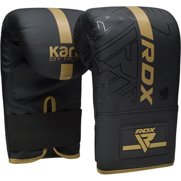 Снарядні рукавиці RDX F6 Kara Boxing Bag Gloves Black Gold