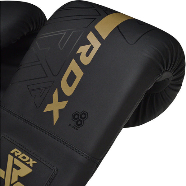 Снарядні рукавиці RDX F6 Kara Boxing Bag Gloves Black Gold