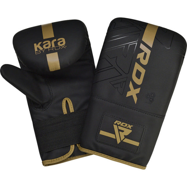 Снарядні рукавиці RDX F6 Kara Boxing Bag Gloves Black Gold