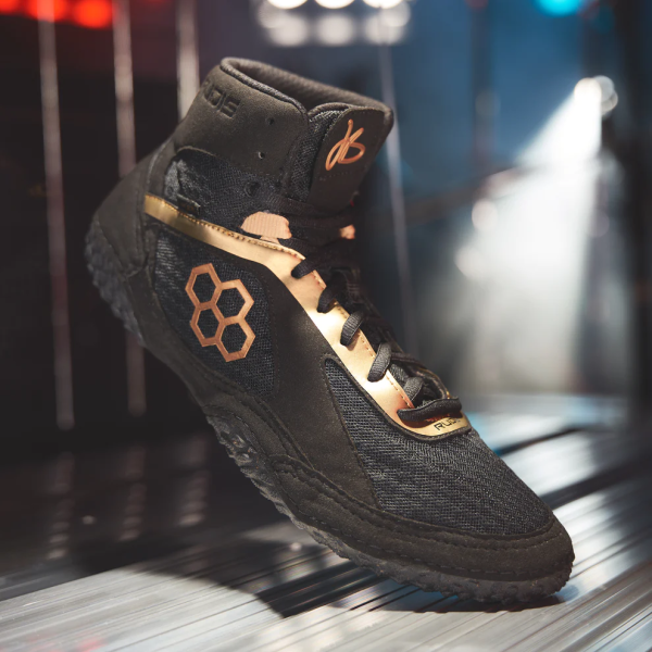 Дитячі борцівки Rudis Alpha 2.0 Jordan Burroughs Edition Youth Wrestling Shoes AlllSeeIsGold