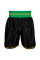 Боксерські шорти WBC by TITLE Boxing Professional Boxing Trunks Black Green