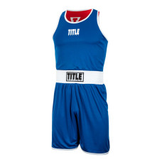 Боксерський сет TITLE Boxing Aerovent Elite Amateur Boxing Set 1 v. 2.0 Red Blue