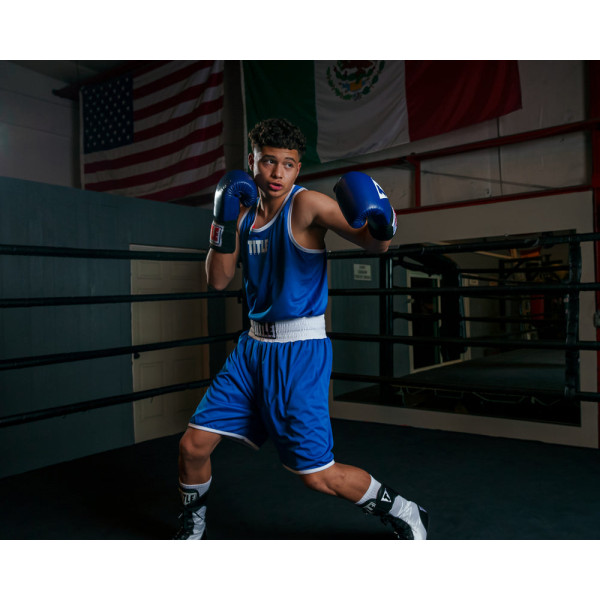 Боксерський сет TITLE Boxing Aerovent Elite Amateur Boxing Set 1 v. 2.0 Red Blue