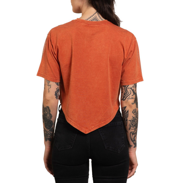Жіноча футболка Affliction Awakening Light Rust Lava Wash
