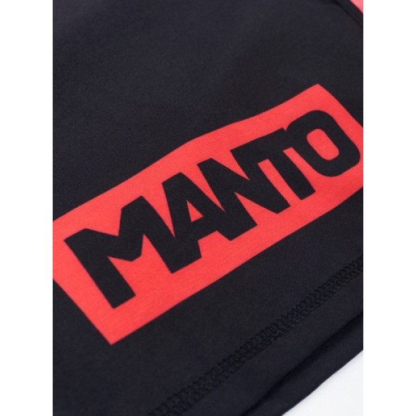Шорти для MMA MANTO Logo Fight Shorts Black Red
