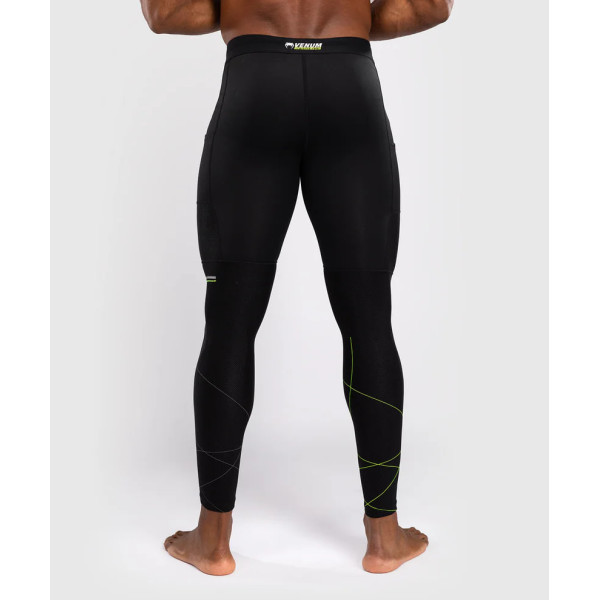 Компресійні штани Venum Training Camp 4.0 Spats - Black/Neon Green