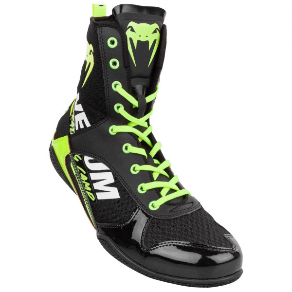 Боксерки Venum Elite VTC 2 Edition Boxing Shoes Black Neo Yellow