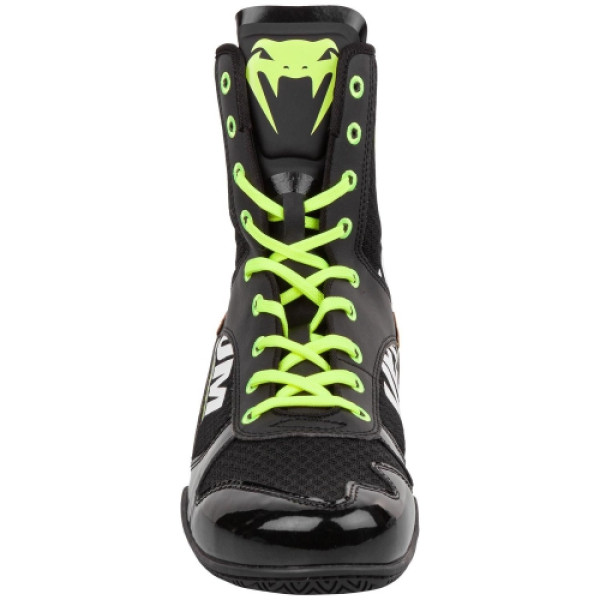 Боксерки Venum Elite VTC 2 Edition Boxing Shoes Black Neo Yellow