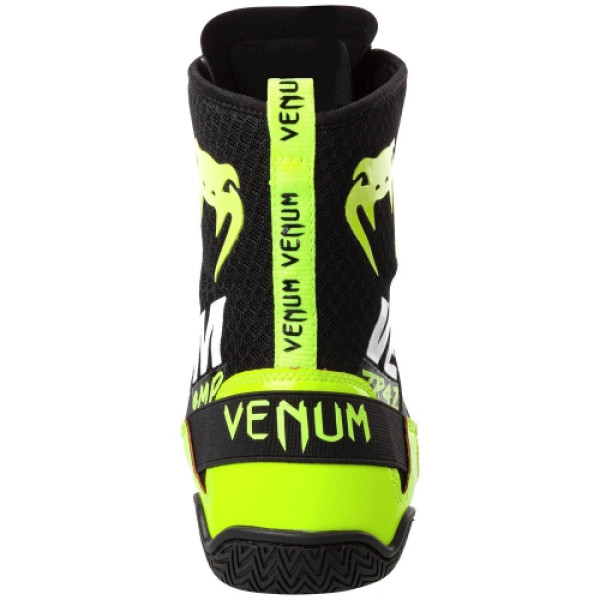 Боксерки Venum Elite VTC 2 Edition Boxing Shoes Black Neo Yellow