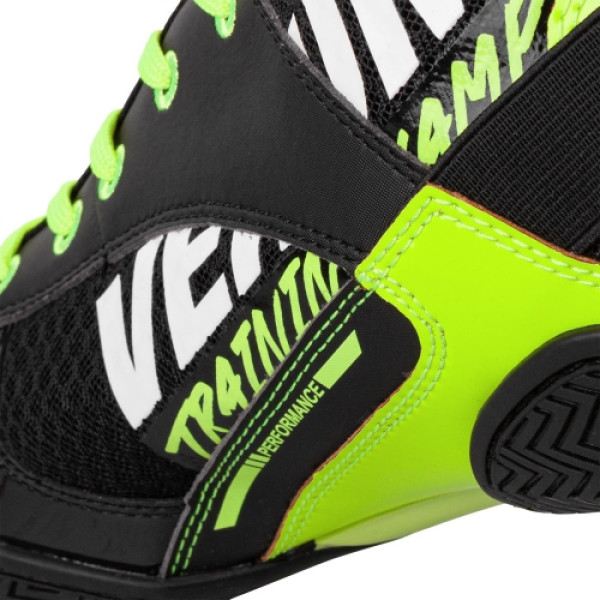 Боксерки Venum Elite VTC 2 Edition Boxing Shoes Black Neo Yellow